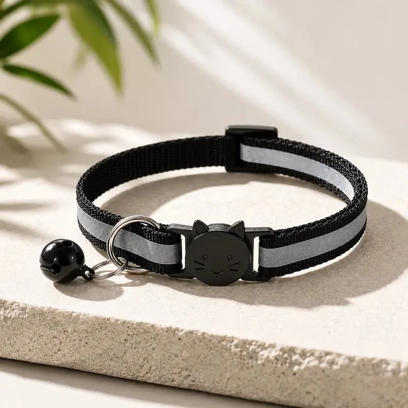 Collier clochette chat réfléchissant – Visibilité nuit | GlowBell