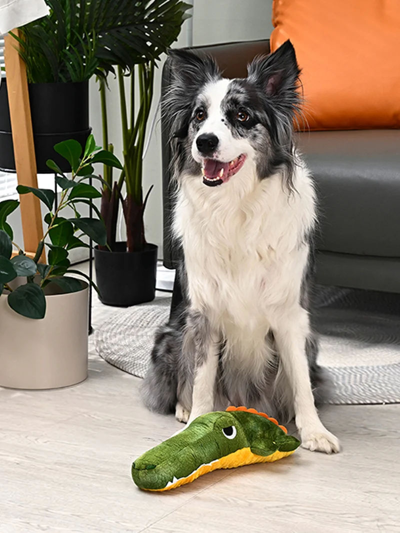 Peluche pour chien - Jungle Tails Crocodile 🐊 - HugSmart
