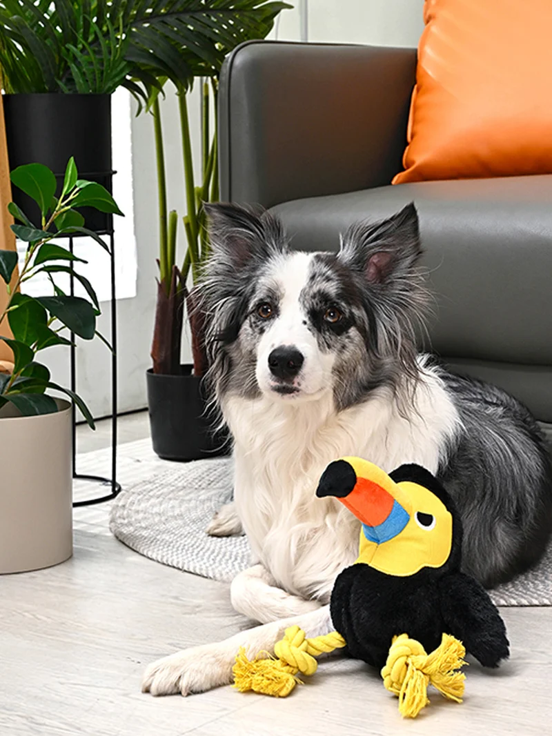 Peluche pour chien - Jungle Tails Toucan - HugSmart