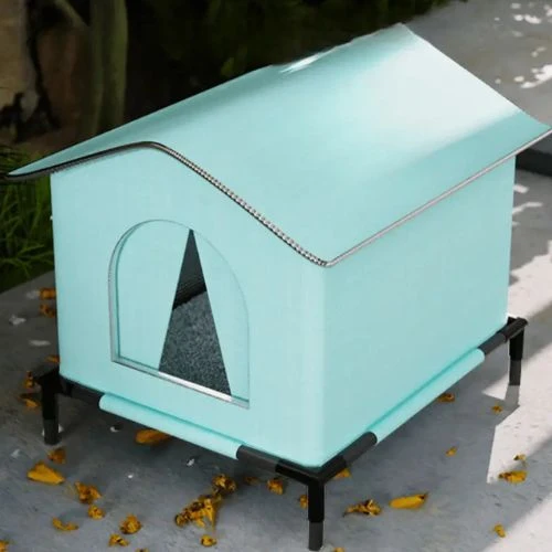 niche exterieur pour chat surélevée