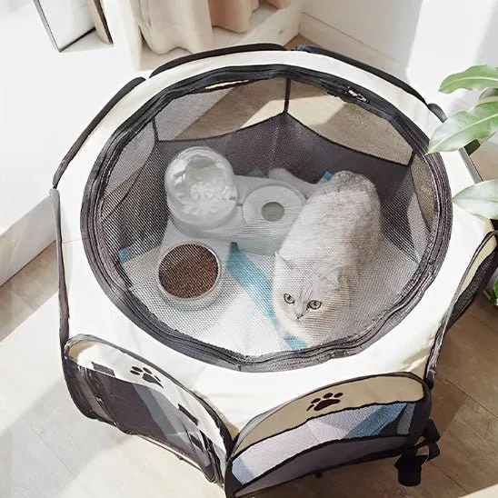 parc pour chat pliable