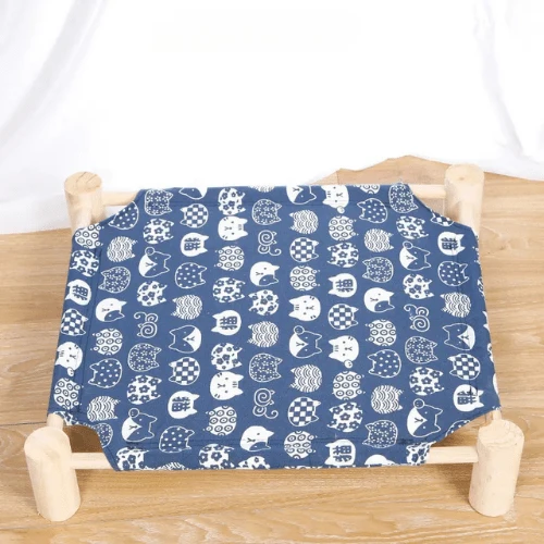 hamac pour chat bois et toile