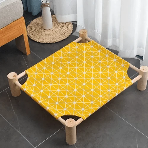 hamac pour chat bois et toile