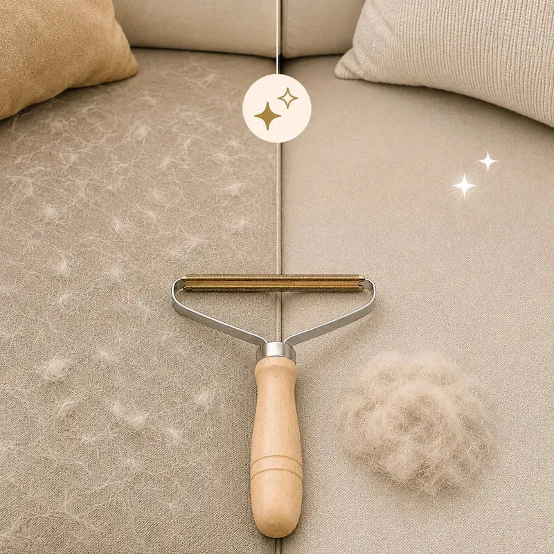 Brosse anti-poils chat - 90 % de poils en moins | FurAway