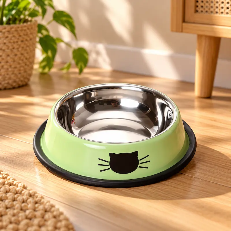 Gamelle inox pour chat - Hygiène maximale | SteelBowl