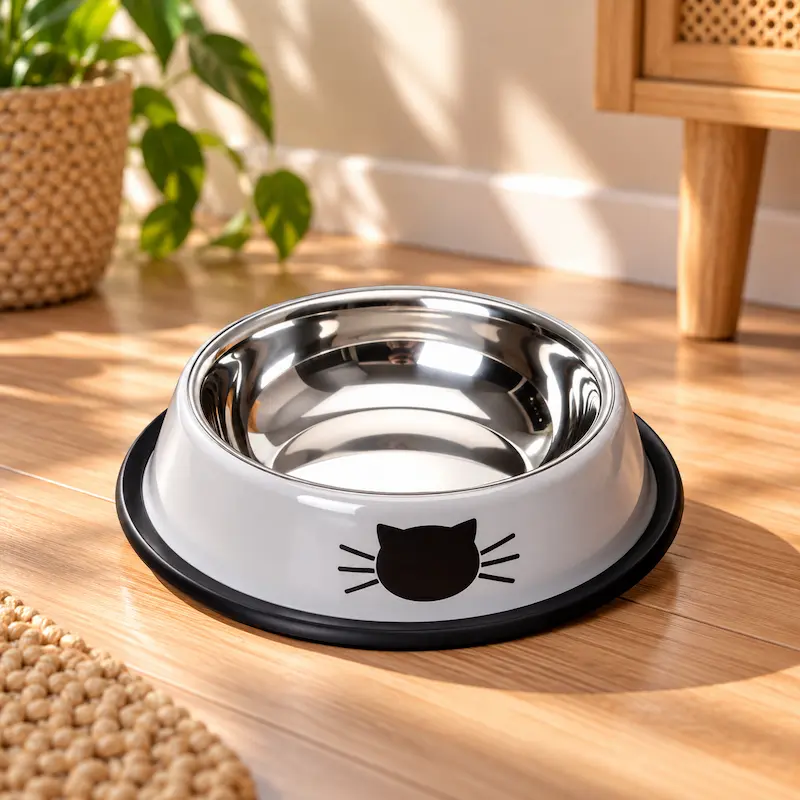 Gamelle inox pour chat - Hygiène maximale | SteelBowl