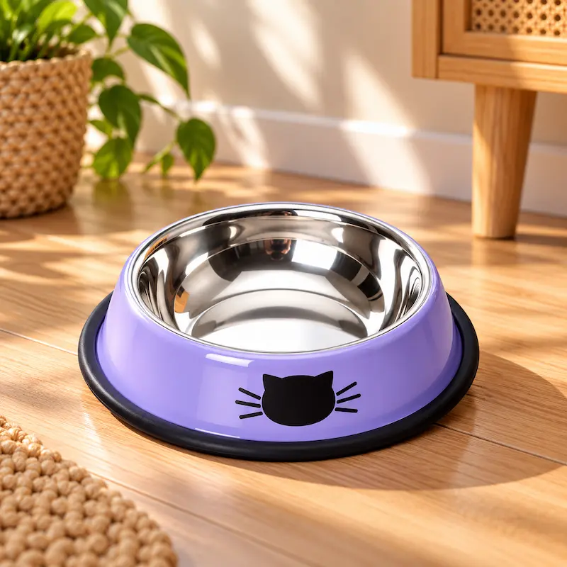 Gamelle inox pour chat - Hygiène maximale | SteelBowl