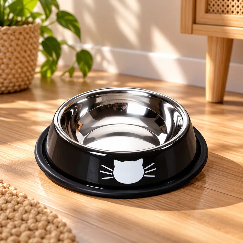 Gamelle inox pour chat - Hygiène maximale | SteelBowl