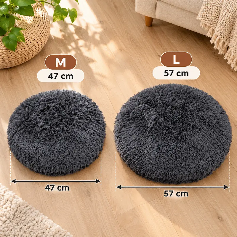 Coussin rond pour chat - Ultra doux & apaisant | DreamPaws