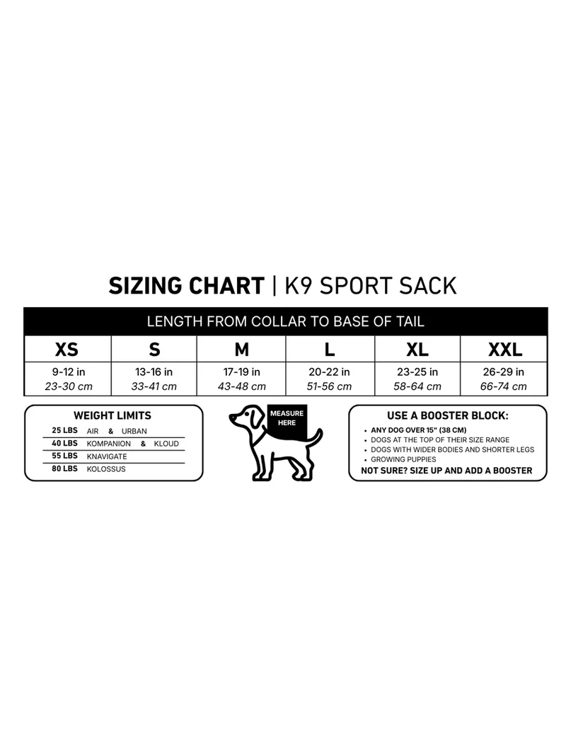 Sac de transport tout confort - Kompanion Gris foncé - K9 Sport Sack