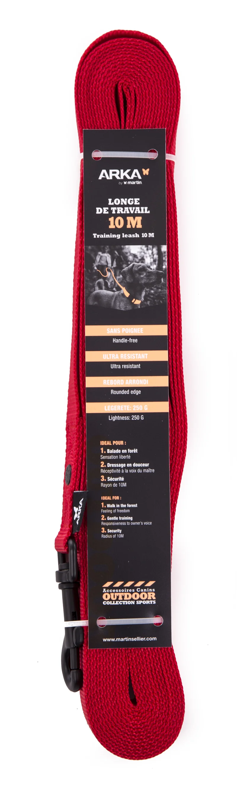 Longe de travail en nylon pour chien - MARTIN SELLIER
