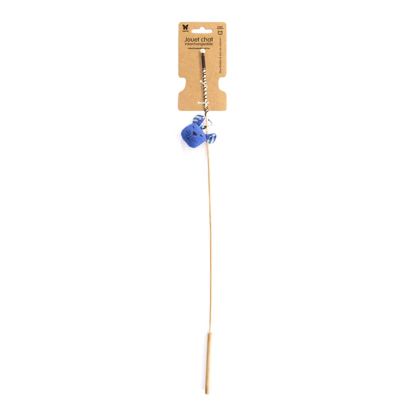 Canne à pêche pour chats - pièce unique pour jouer - Martin Sellier