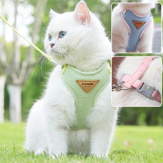 Harnais chat - Anti évasion ultra-confortable