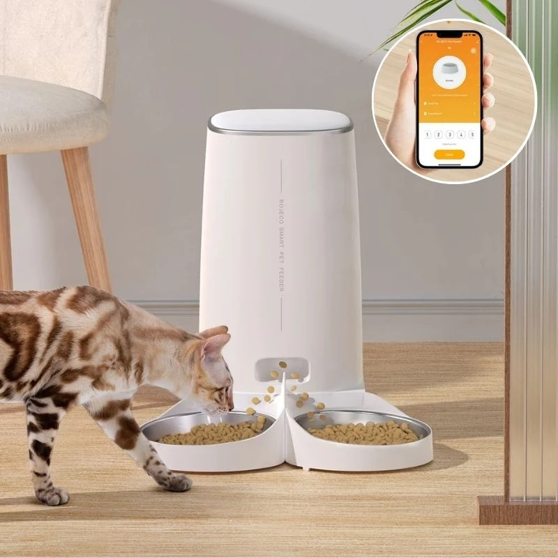 Distributeur automatique de croquettes pour 2 chats - Smart Duo Feeder
