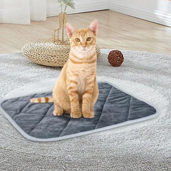 Tapis chauffant chat sans électricité |Chaleur naturelle