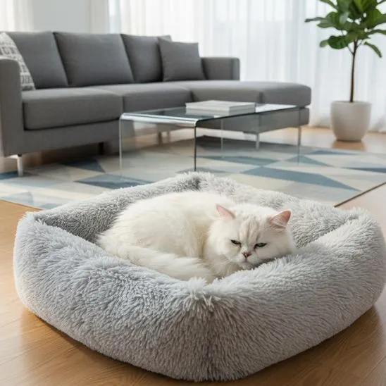 coussin pour chats apaisant