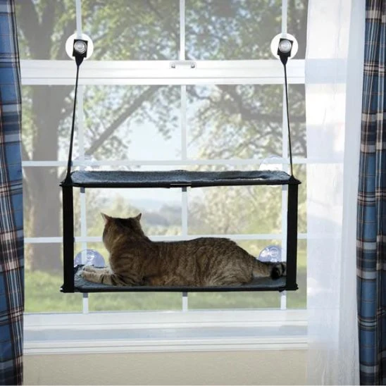hamac pour chat fenêtre superposé