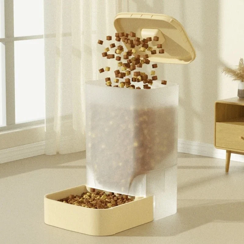 Distributeur de croquettes pour chat - Capacité 2 kg