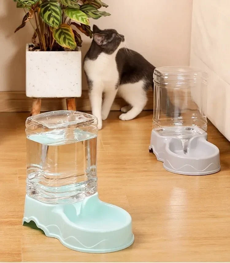 Distributeur croquettes et eau pour chat - Grande capacité