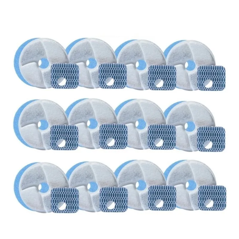 FILTRE FONTAINE A EAU CHAT - TRIPLE ACTION (LOT DE 12)