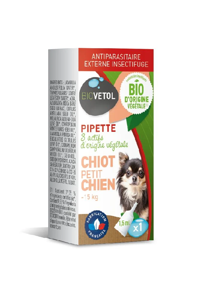 Pipette Antiparasitaire chiens et chats - BIOVETOL