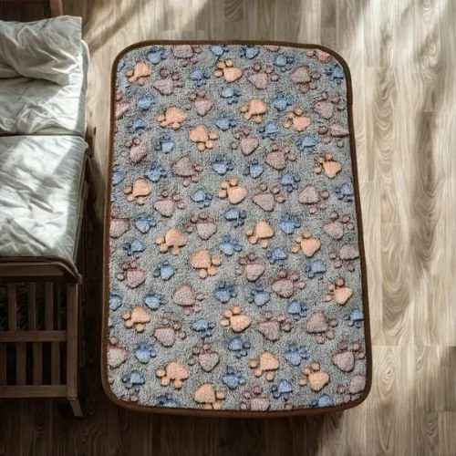 couverture chat douce patte