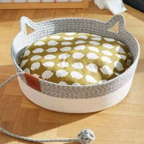 panier chat osier oreilles