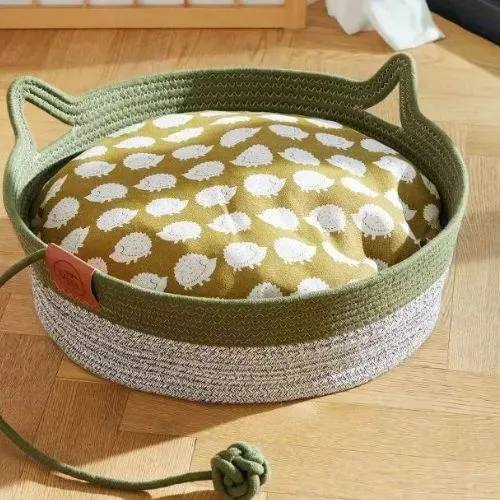 panier chat osier oreilles