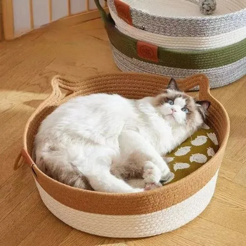 panier chat osier oreilles