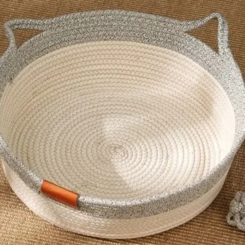 panier chat osier oreilles