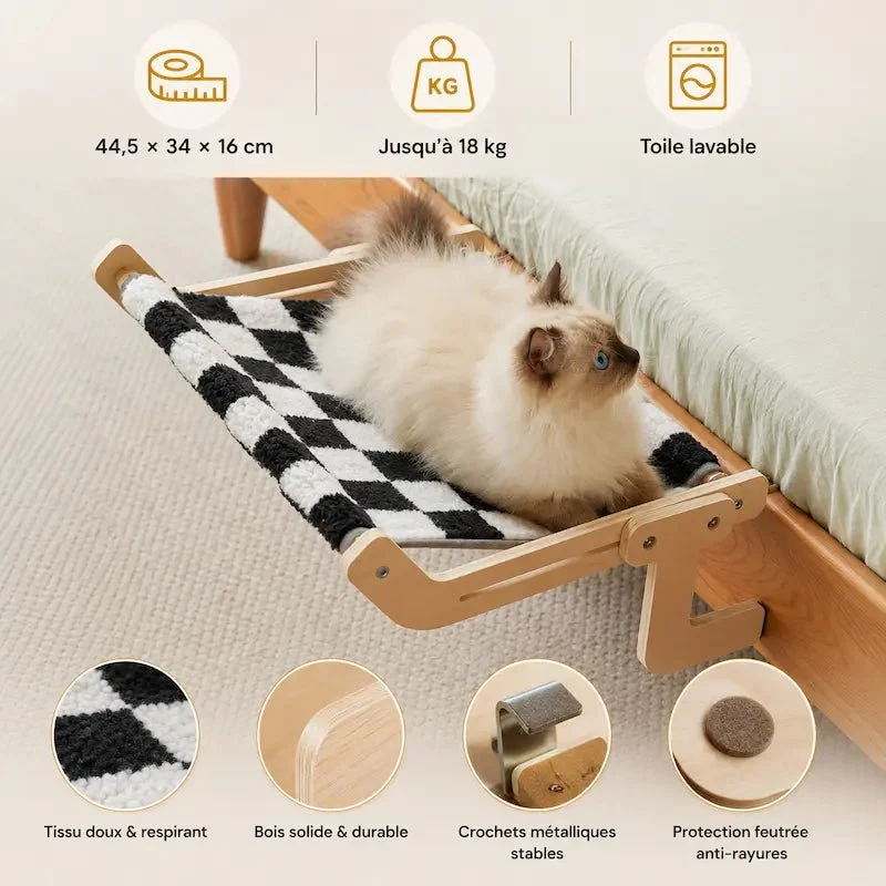 Hamac de lit pour chat - Cocoon discret | ZenNest