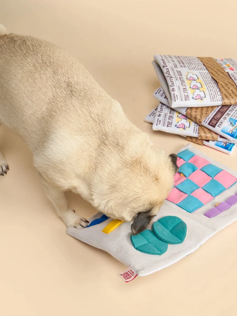 Jouet de fouille pour chien - Journal 📰 - The FurryFolks