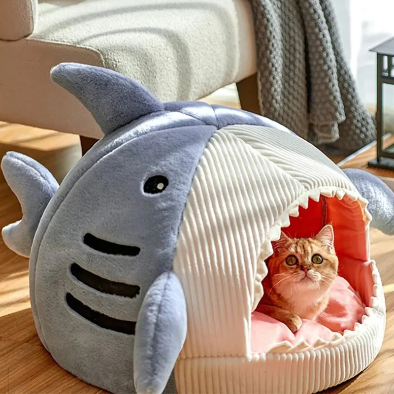 Niche pour chat - Shark Bed