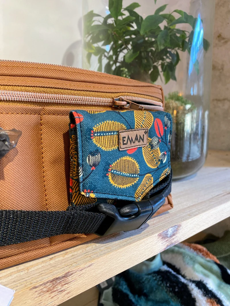 Ensemble Banane - pochette à friandises pour chien - Modèle Baiona