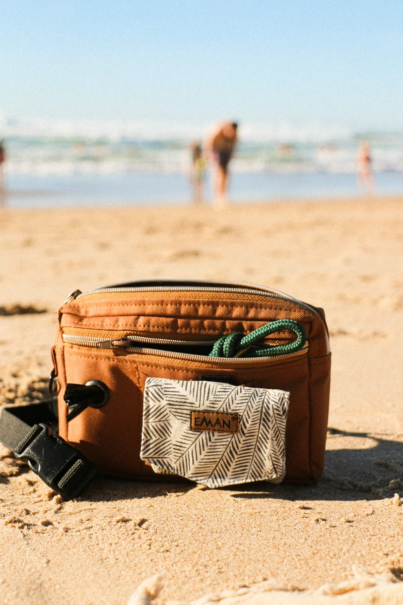 Ensemble Banane - pochette à friandises pour chien - Modèle Arballa