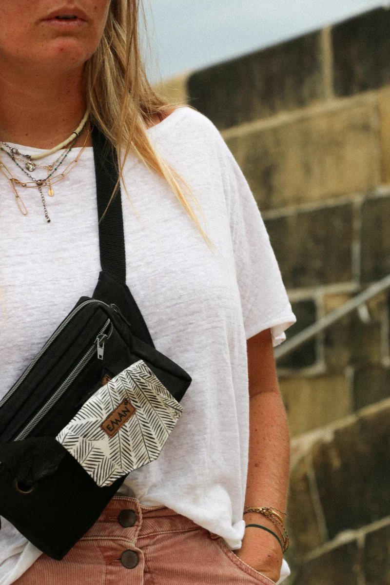 Ensemble Banane - pochette à friandises pour chien - Modèle Arballa