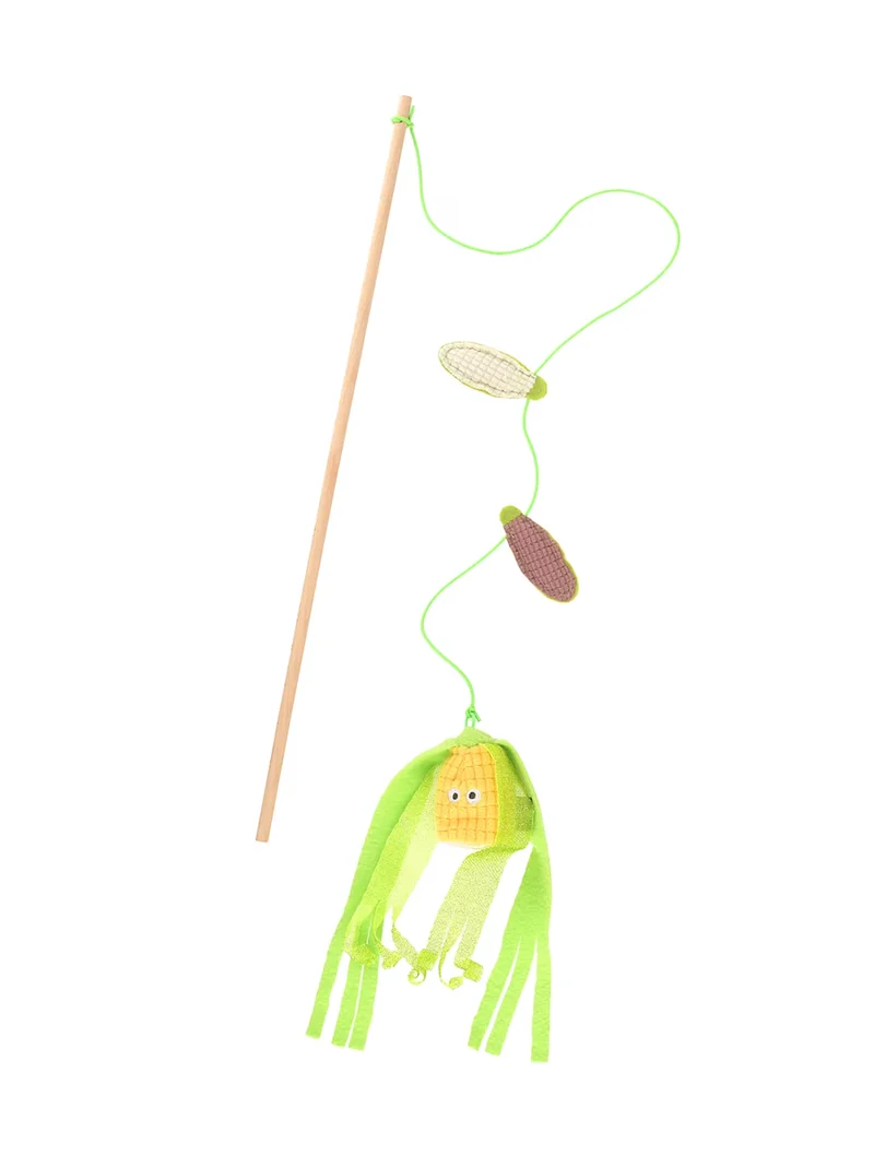 Canne à pêche pour chat - Maïs 🌽 - Pet PLAY