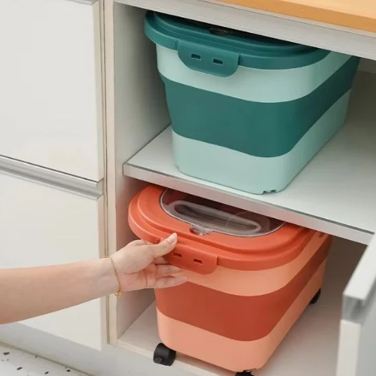 conteneur à croquettes pliable