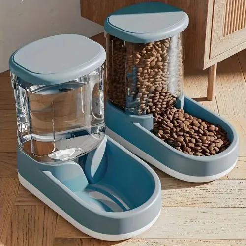 distributeur nourriture chat moderne