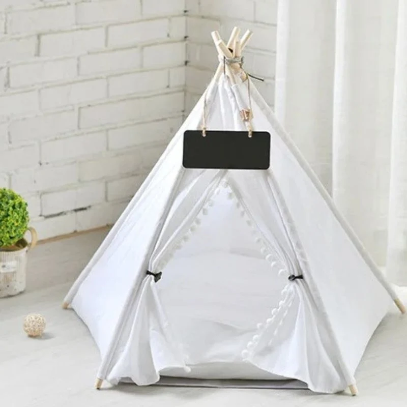 Tipi pour chat - Structure en bois de pin