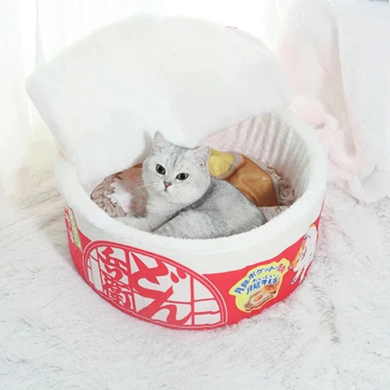 Lit pour chat- En de pot de Noodle