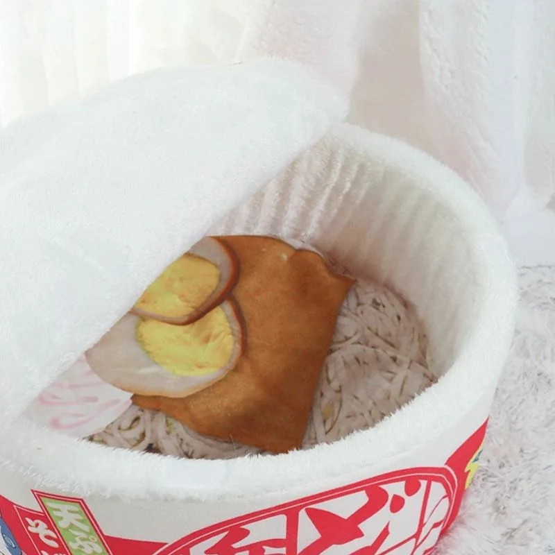 Lit pour chat- En de pot de Noodle