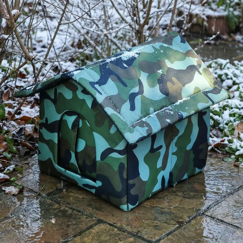 Niche pour chat extérieur hiver