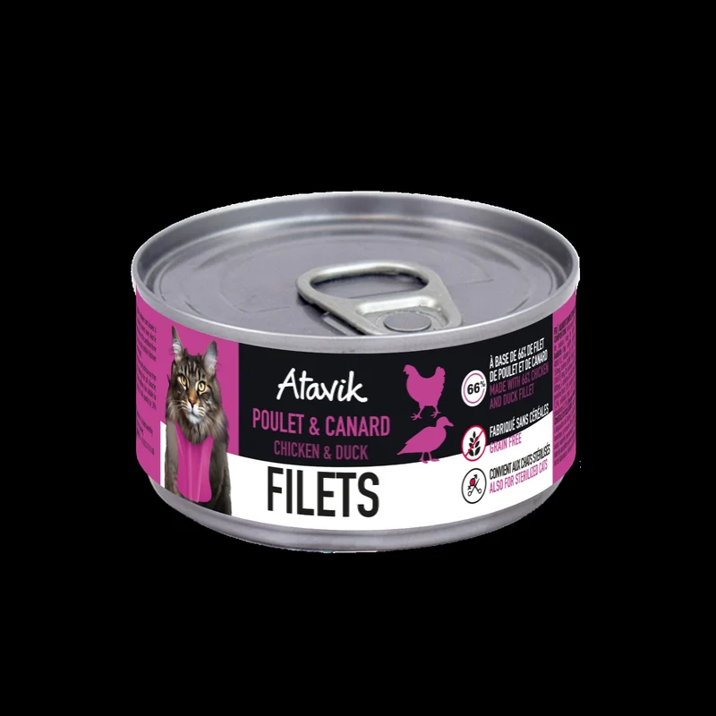 Terrines Effet Main Filets chat - Recettes à la main - Atavik