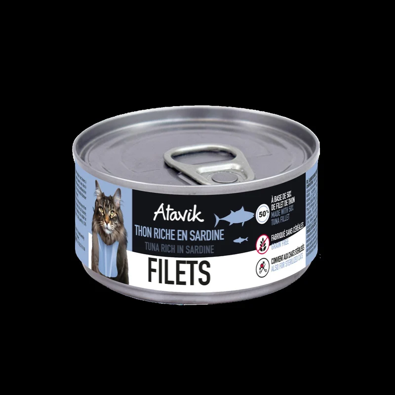 Terrines Effet Main Filets chat - Recettes à la main - Atavik