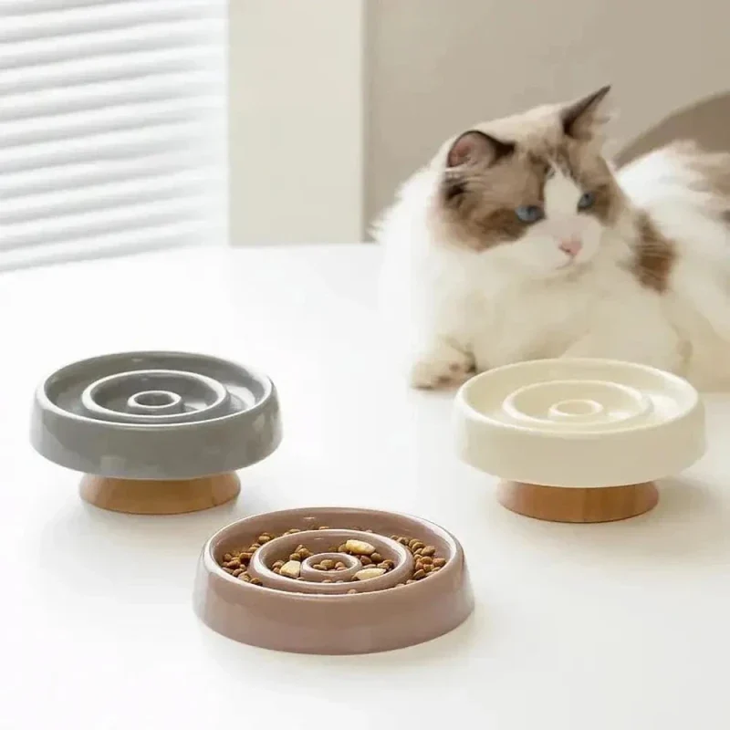 Gamelle anti-glouton chat céramique - Digestion lente | CeramSlow