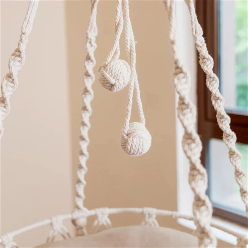 Hamac pour chat - en macramé