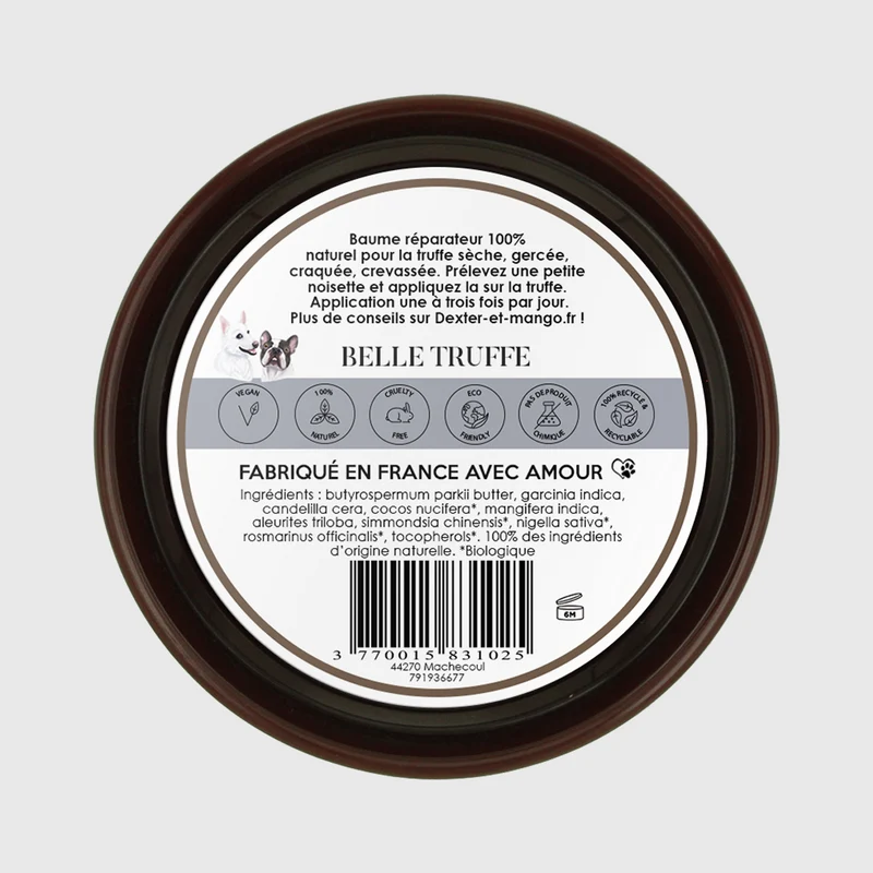 Baume Belle Truffe pour chiens 👃 Dexter & Mango
