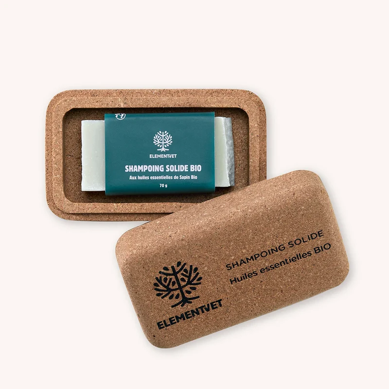 Shampoing solide bio pour chiens - Sapin - ELEMENT vet