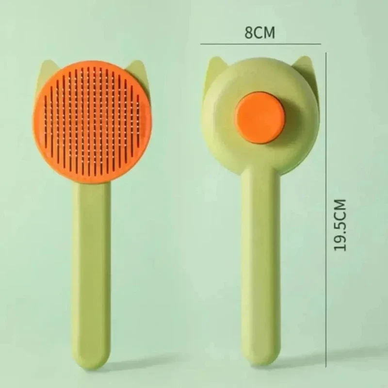 Brosse autonettoyante chat - Poils enlevés en 1 clic | EasyPurr